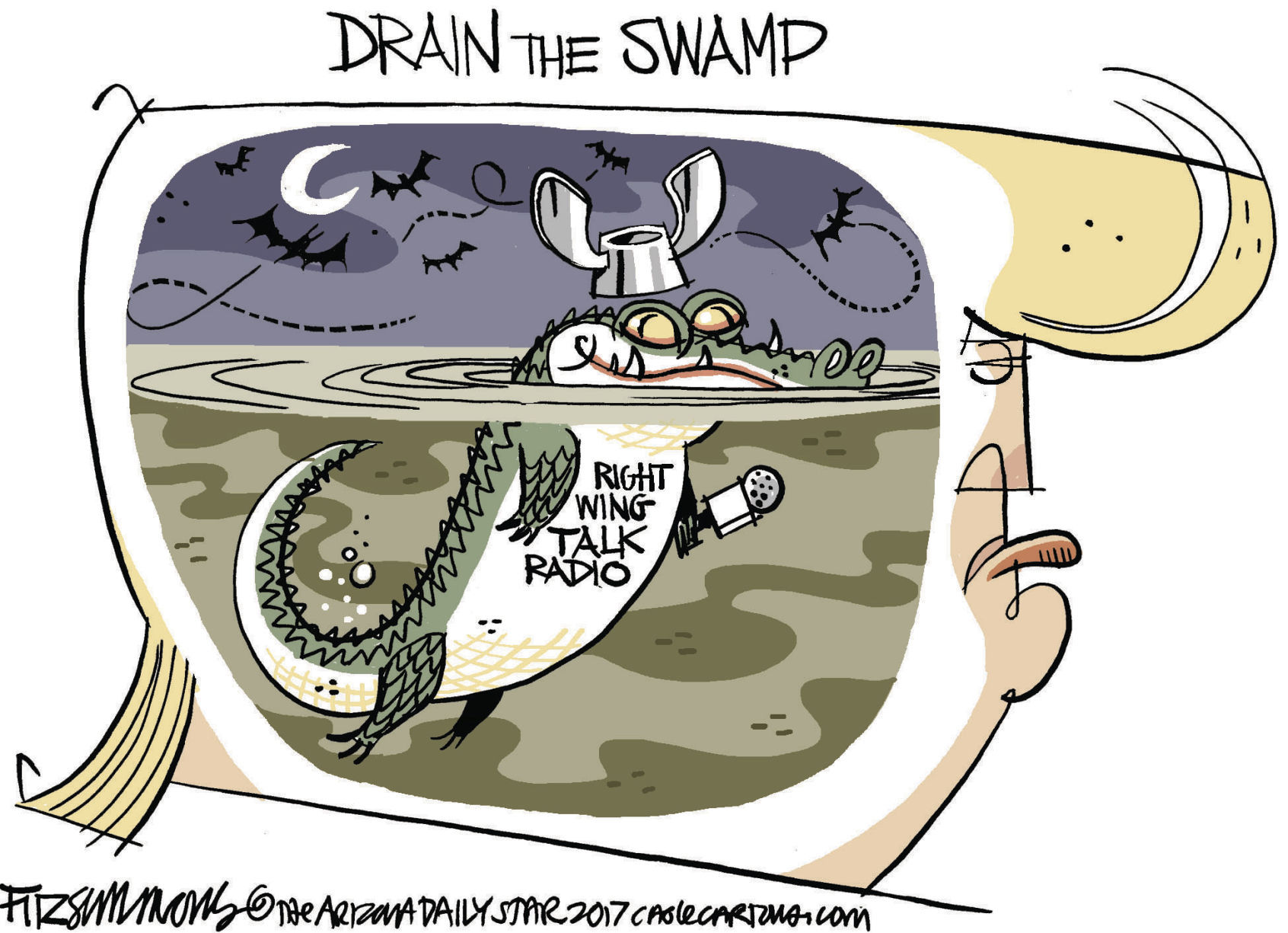 Daily Fitz Cartoon: Drain the Swamp